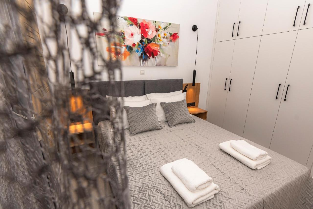 Rikanthos Stone Sea View Apartment Ι Faleliana Bagian luar foto