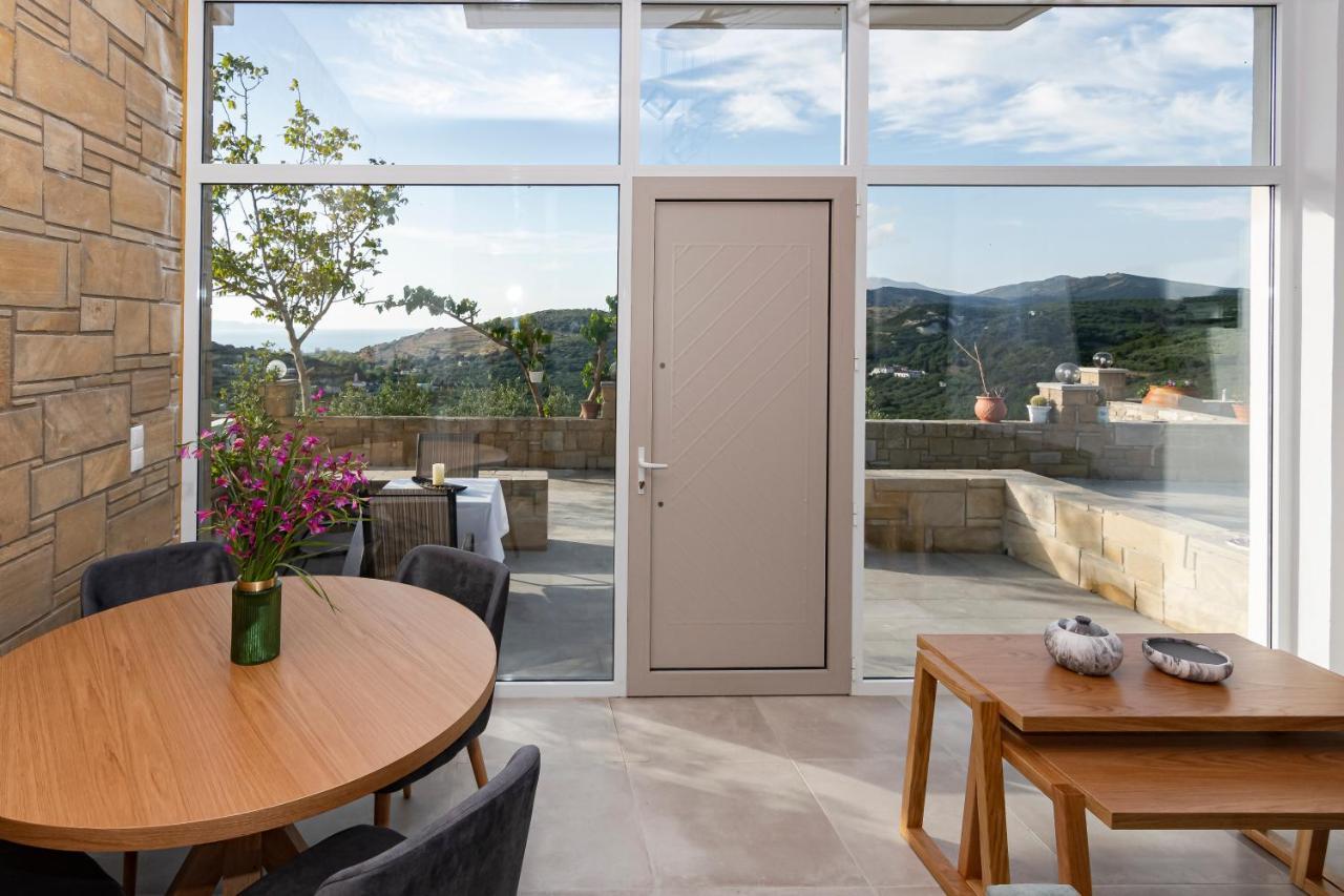 Rikanthos Stone Sea View Apartment Ι Faleliana Bagian luar foto