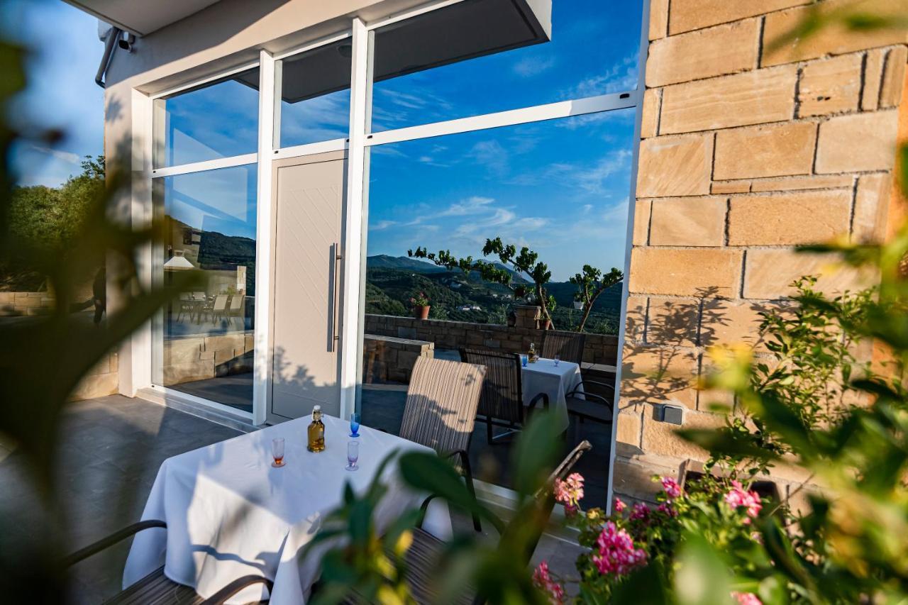 Rikanthos Stone Sea View Apartment Ι Faleliana Bagian luar foto