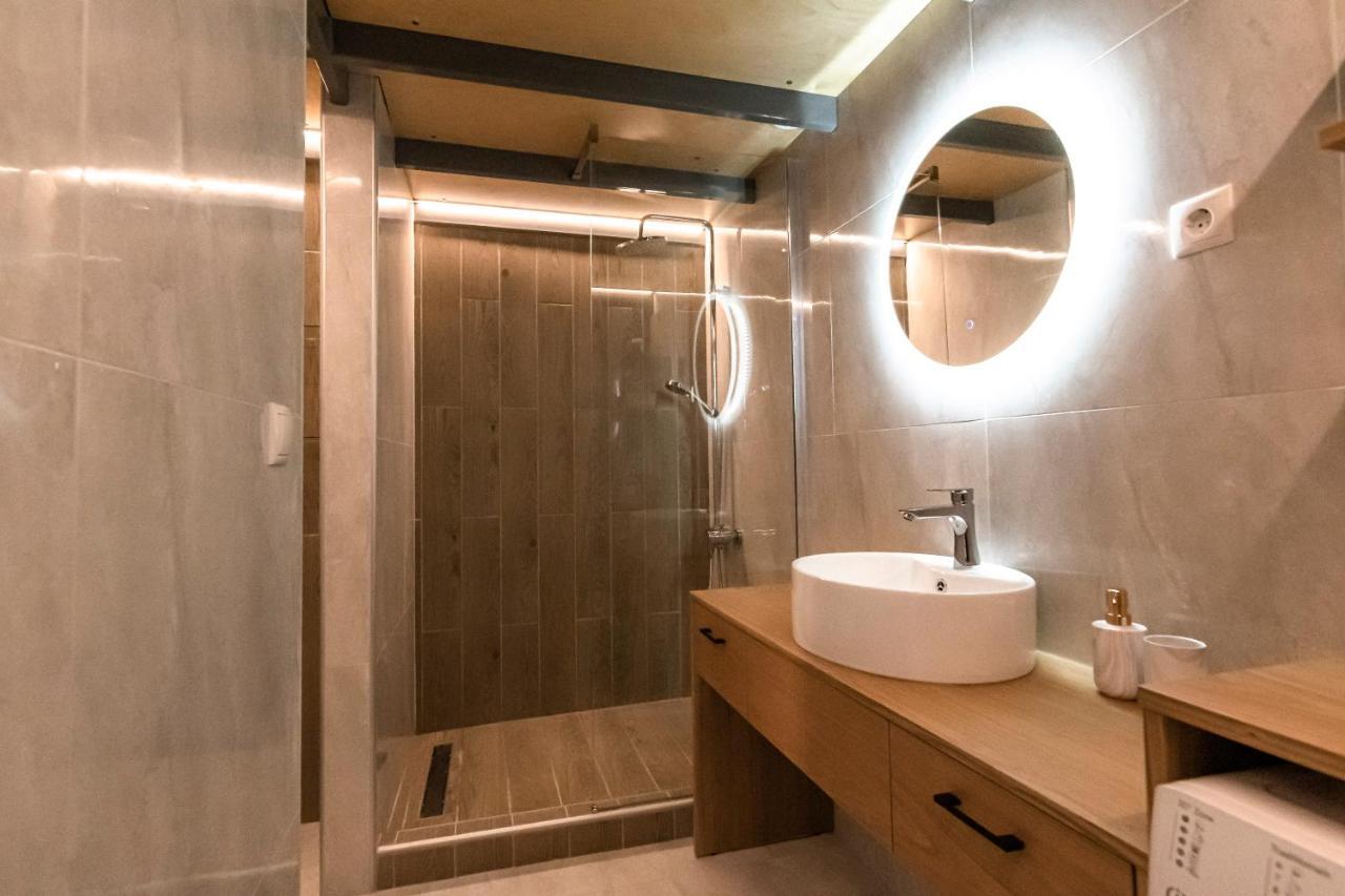 Rikanthos Stone Sea View Apartment Ι Faleliana Bagian luar foto
