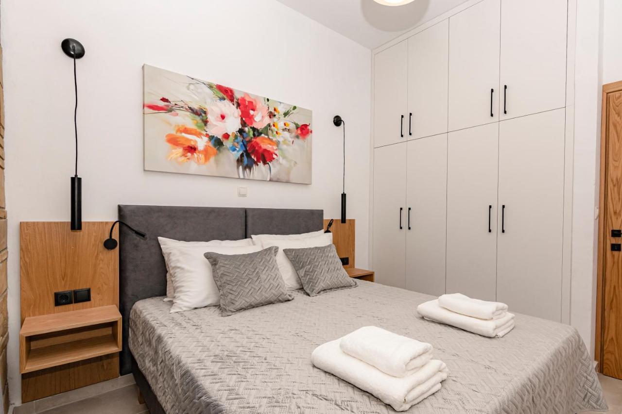 Rikanthos Stone Sea View Apartment Ι Faleliana Bagian luar foto