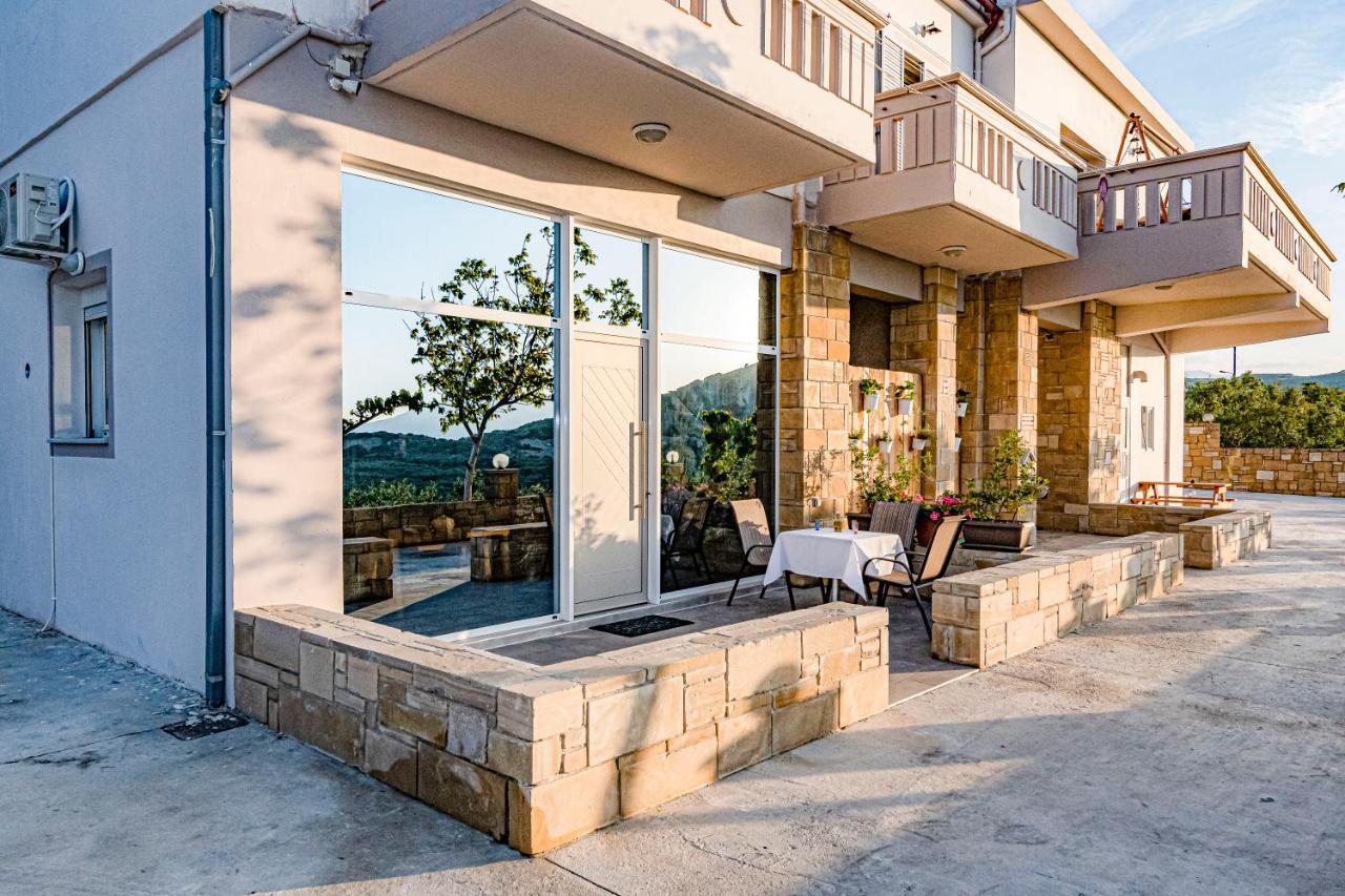 Rikanthos Stone Sea View Apartment Ι Faleliana Bagian luar foto