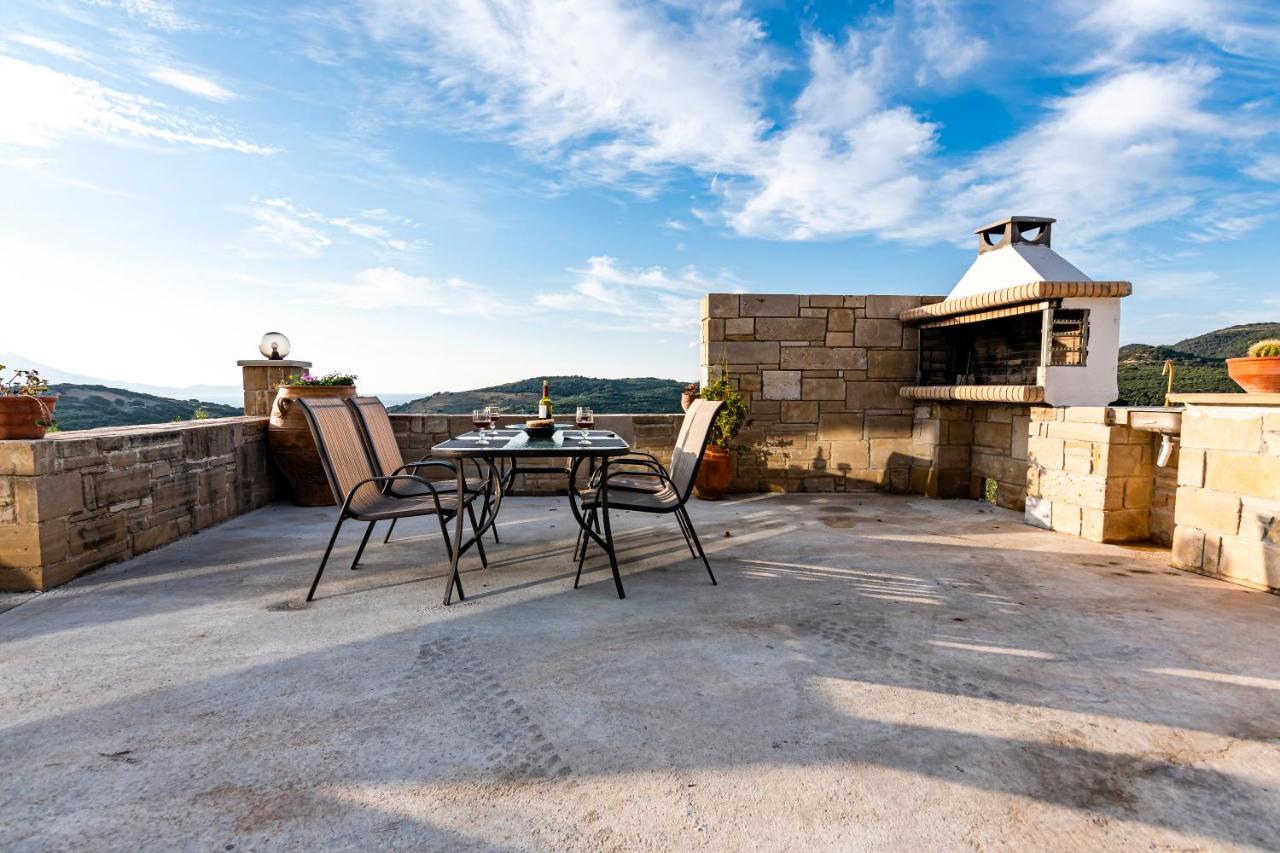 Rikanthos Stone Sea View Apartment Ι Faleliana Bagian luar foto