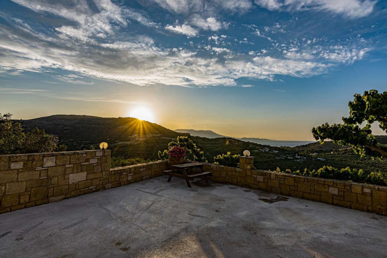 Rikanthos Stone Sea View Apartment Ι Faleliana Bagian luar foto