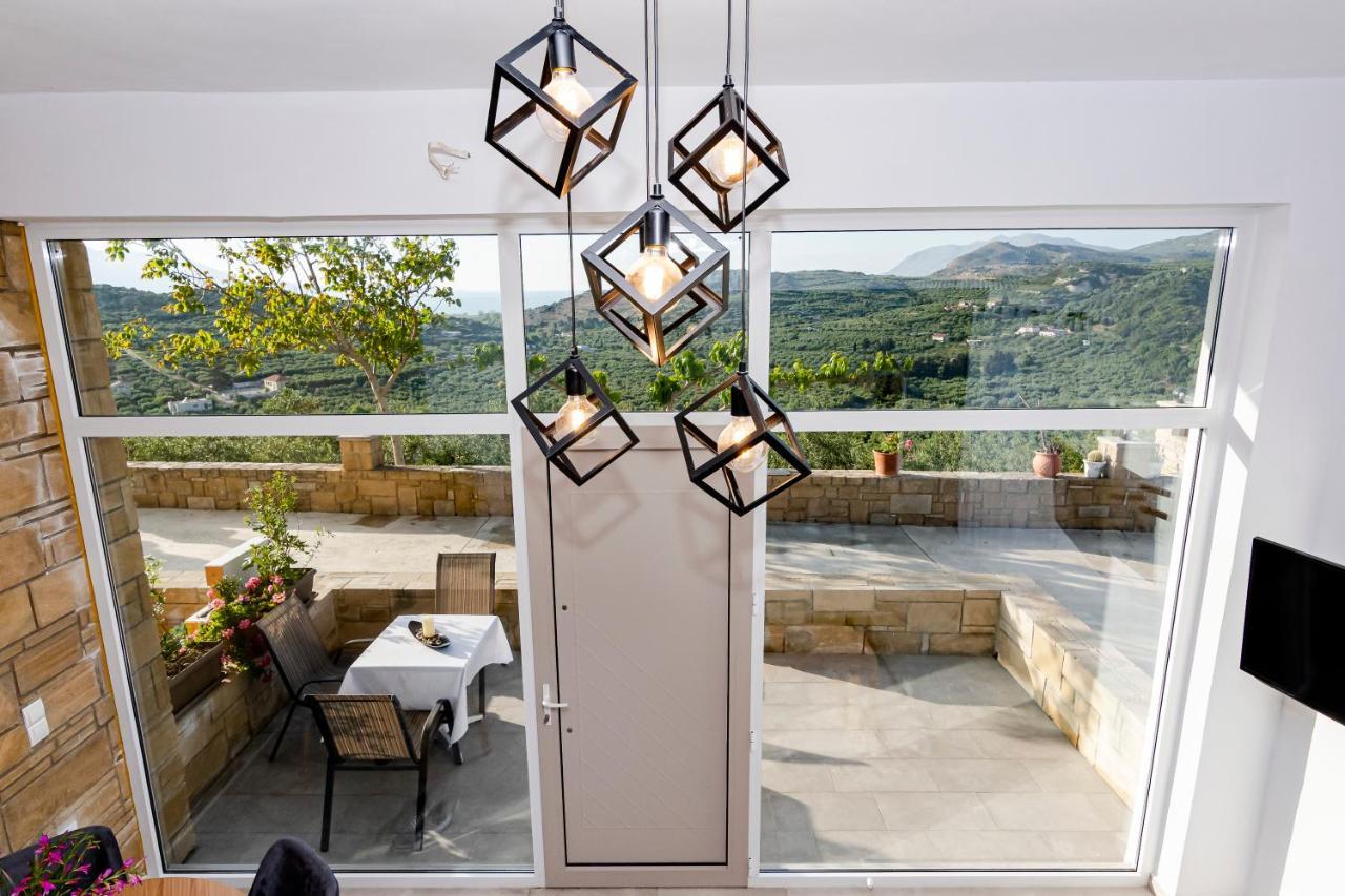 Rikanthos Stone Sea View Apartment Ι Faleliana Bagian luar foto