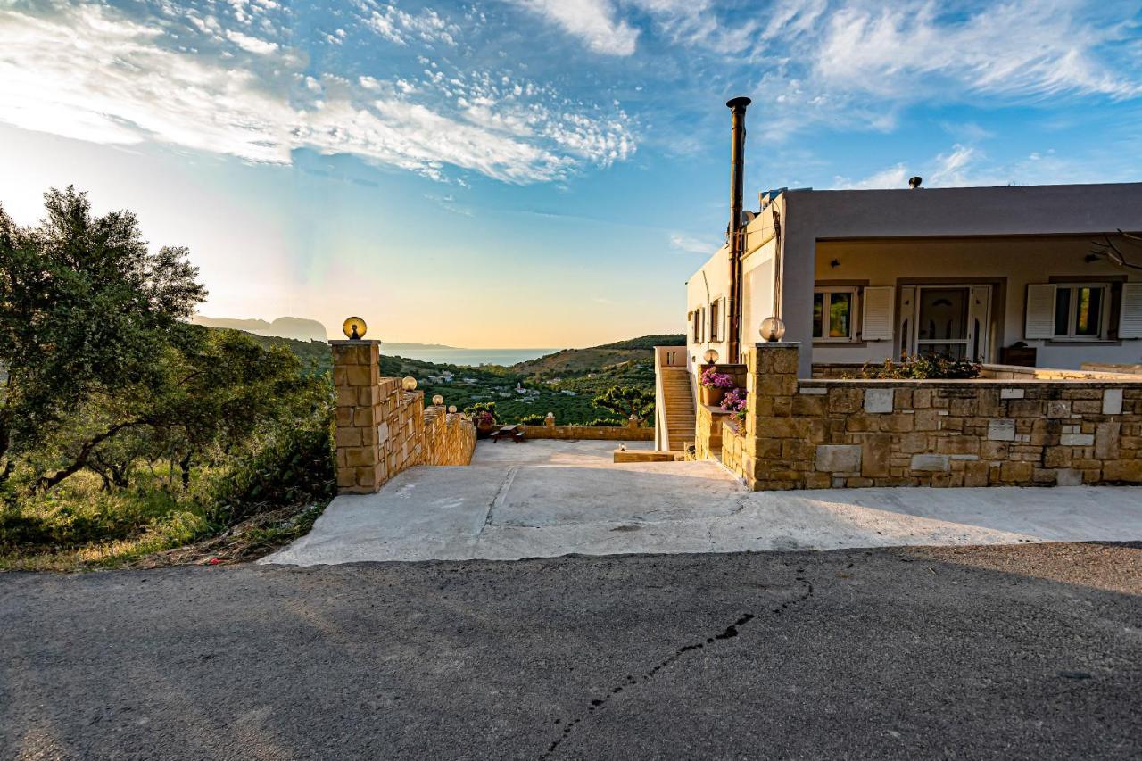 Rikanthos Stone Sea View Apartment Ι Faleliana Bagian luar foto