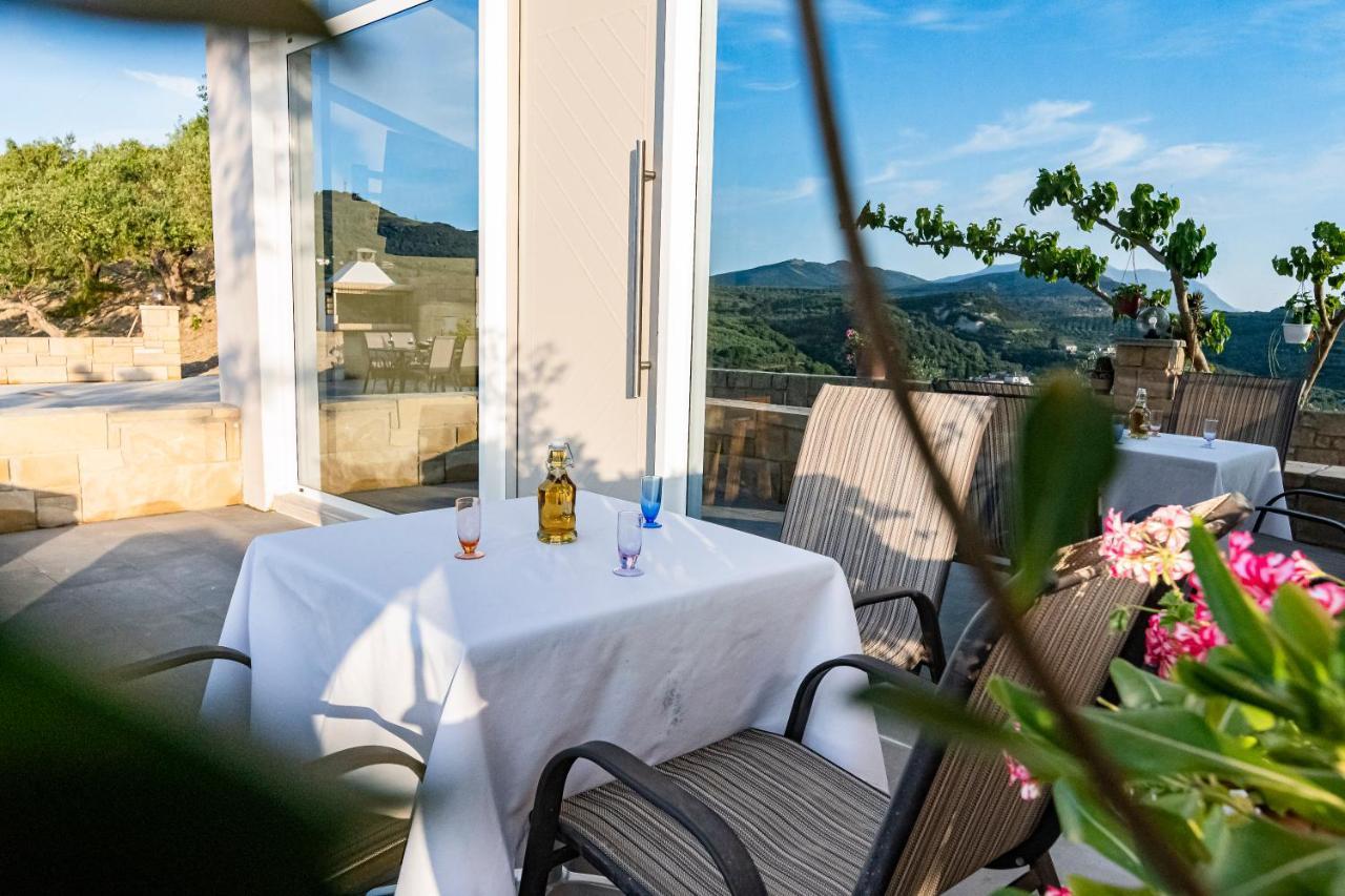 Rikanthos Stone Sea View Apartment Ι Faleliana Bagian luar foto